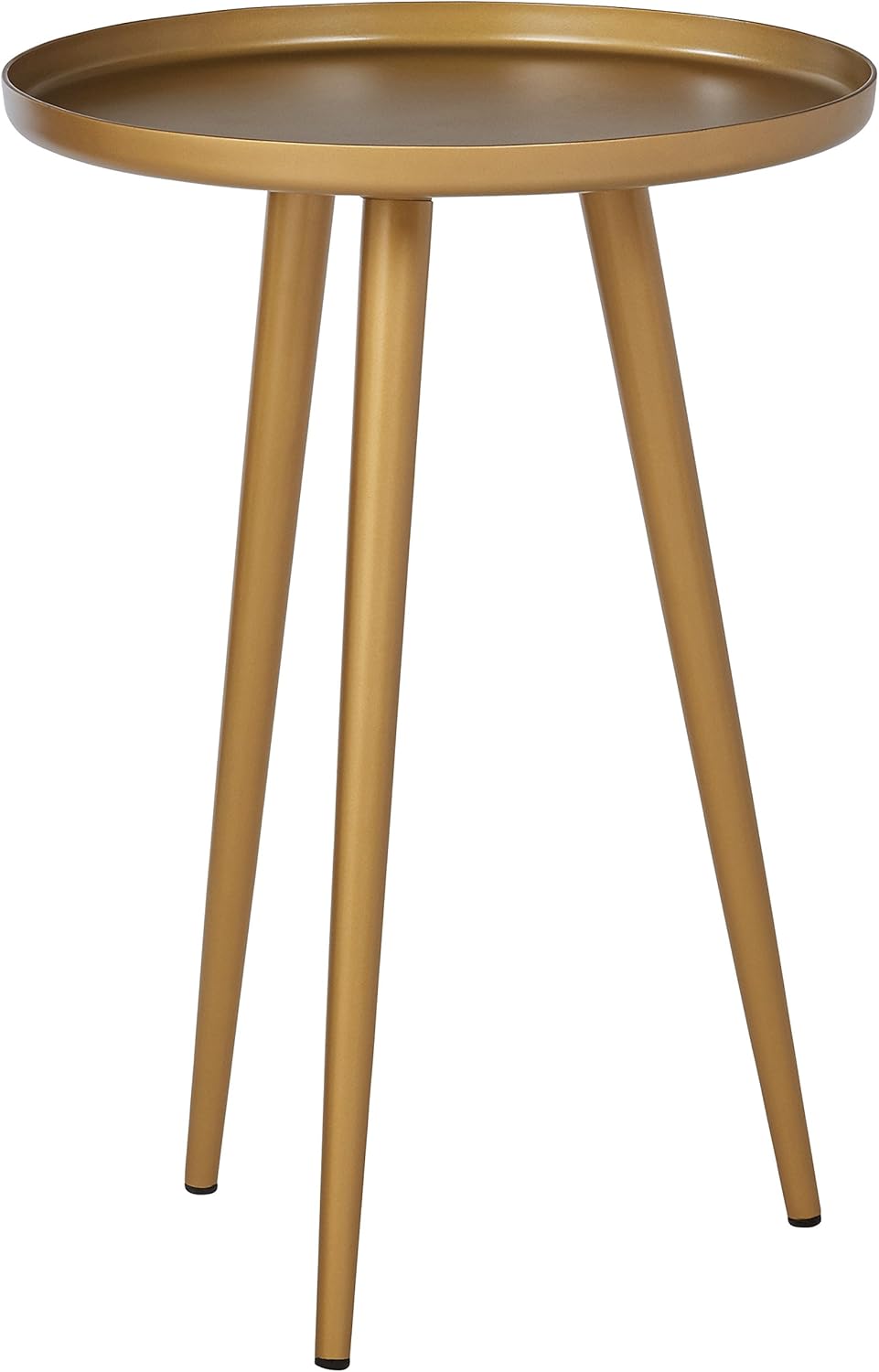 Amazon Brand Rivet MidCentury Modern Round Metal Side