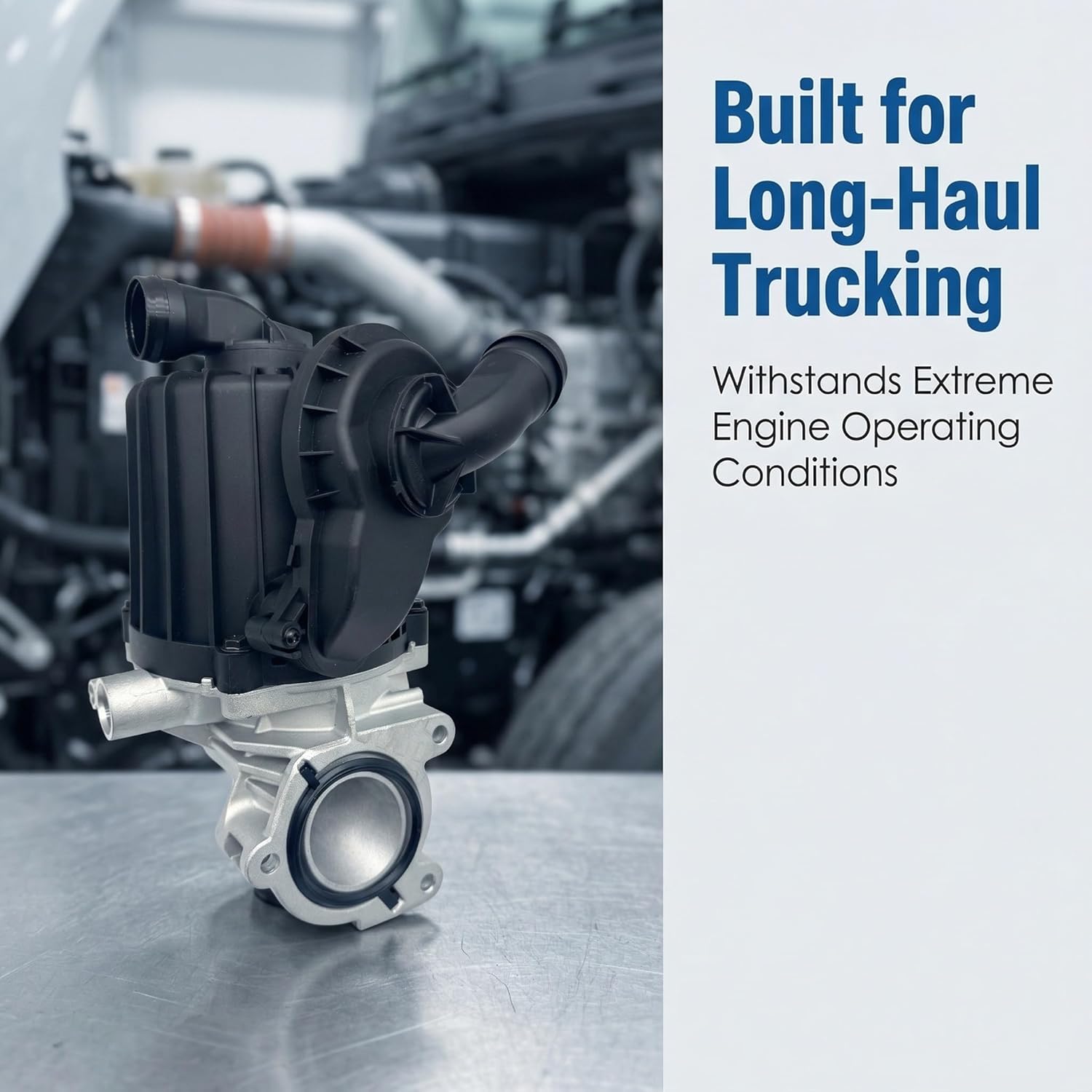 Crankcase Oil Separator Replacement for Volvo D13 Engine – Compatible with 22999842 22877306 21373547, Heavy Duty CCV Breather for Volvo VNL VNM with Gasket