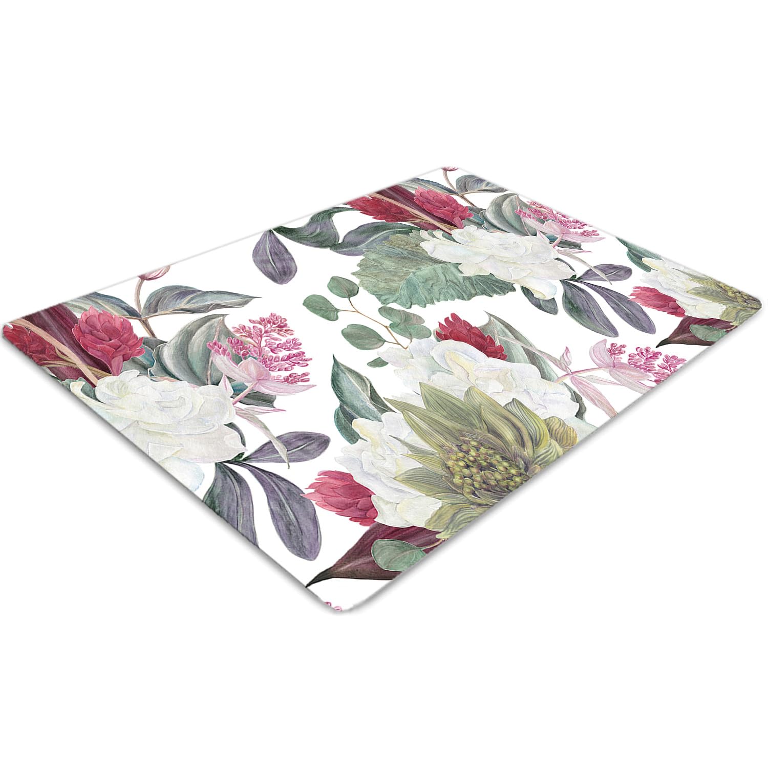 Tapis de chaise 120x90 cm PVC rectangulaire pour protége-sol de bureau