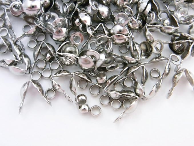 Amazon 紗や工房 カシメ玉 つぶし玉 シルバー ロジウムカラー お得300個セット ボールチップ アクセサリー 留め具 アクセサリーパーツ 通販