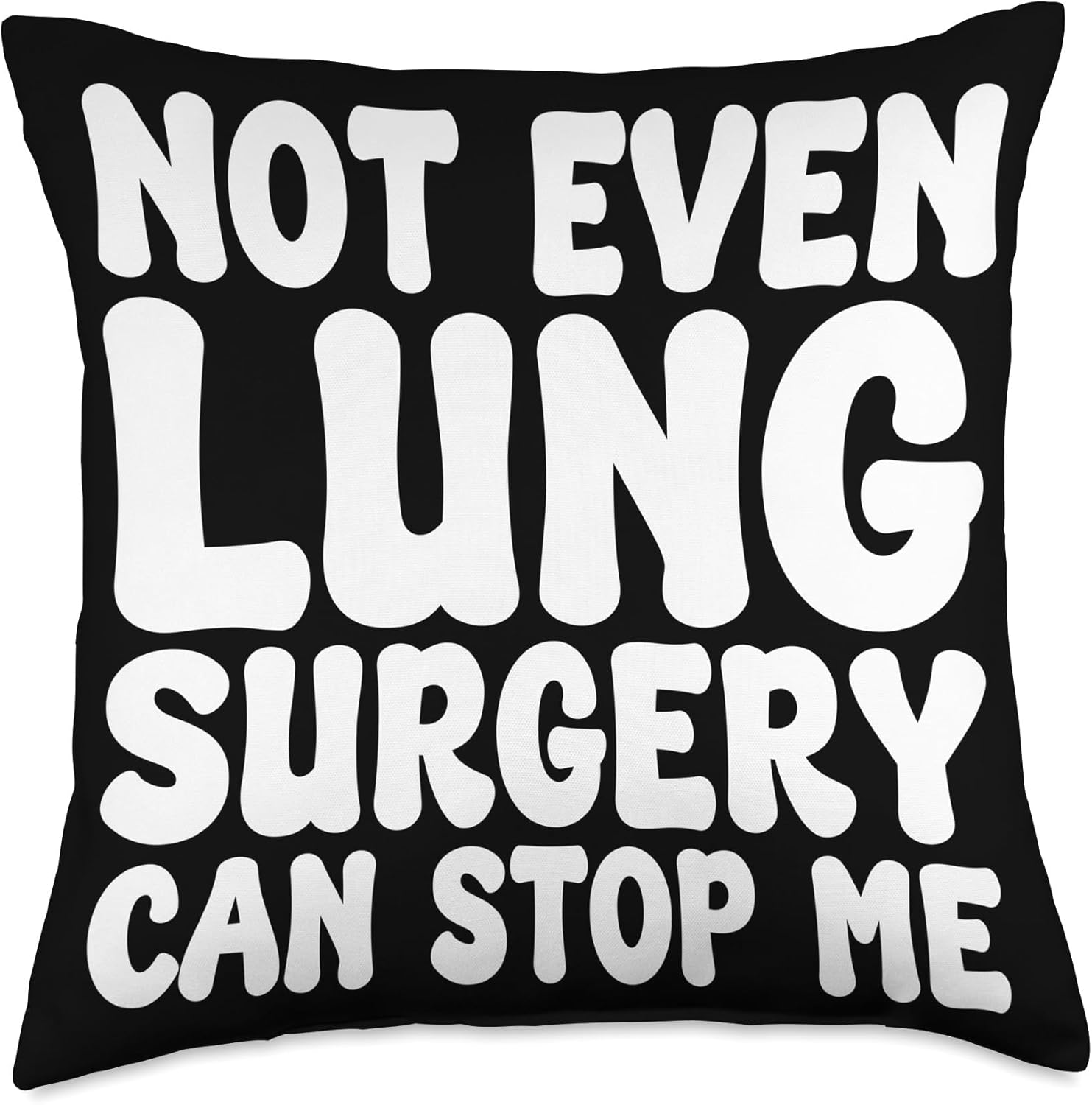 Funny Lung Surgery, Lung Operation Recovery Throw Pillow