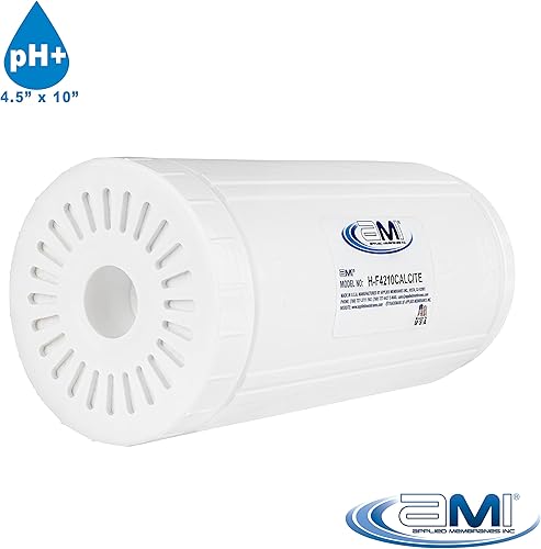 Miniatura 3 de APPLIED MEMBRANES INC Cartucho de filtro de agua de neutralización de pH  Filtro de calcita para aumentar la alcalinidad del agua de pH bajo  Tamaño