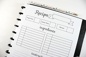 The Happy Planner Recipe Organizer: The Ultimate Meal Planning Solution