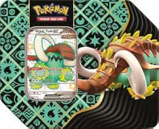 ポケモン スカーレット&バイオレット パルデア運命 缶 | Shiny Great Tusk ex