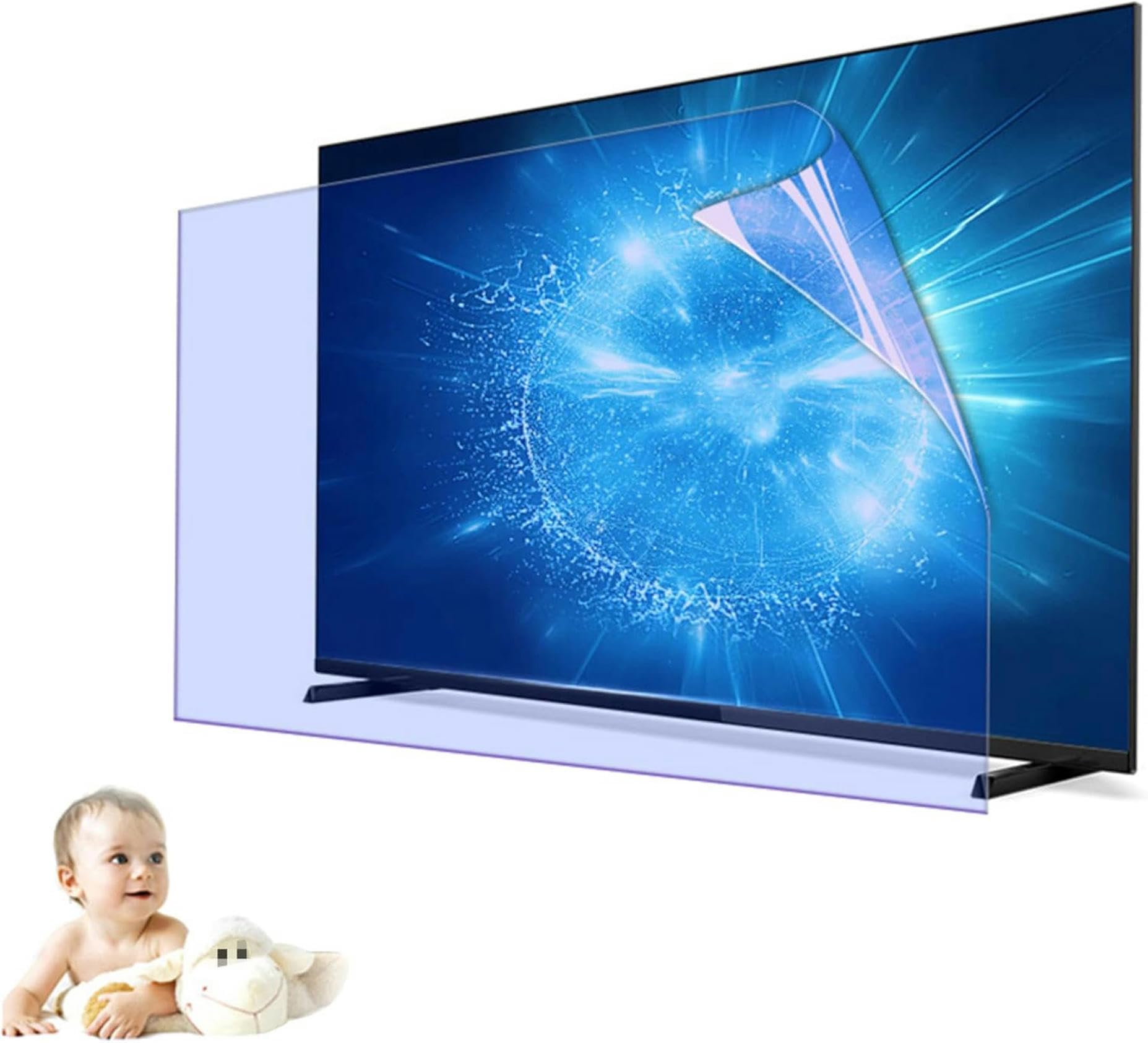 Protectores De Pantalla Para Tv, Esmerilados, Antirreflejos, Antiluz Azul Y A Prueba De Polvo - Protección Ocular Para Pantallas Lcd, Led, 4K Oled Qled Hdtv/A De 32 A 75 Pulgadas / 32 Pulgadas, 6,A-4