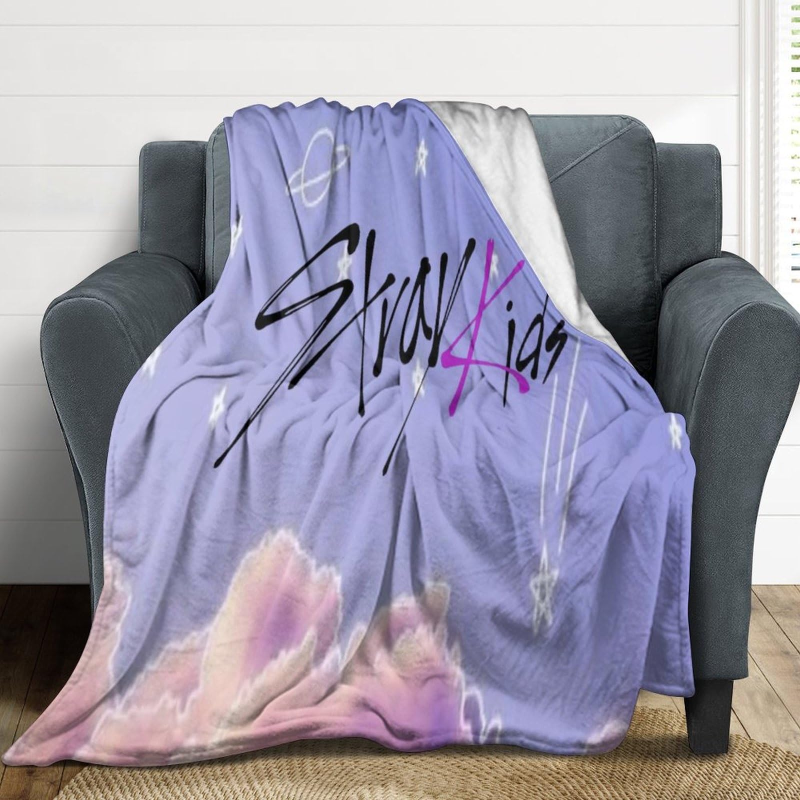 Coperta Morbida In Flanella Stray Kids Minho – Peluche, Leggera E Calda, Per Divano, Auto, Campeggio E Regalo