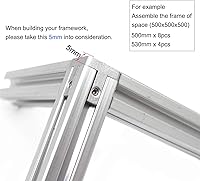 Vista 7 de 8 unids 2020 extrusión de aluminio ranura T soporte de esquina serie 20 hardware extruido 3 vías Tri conector con tornillo de ajuste para 20/20 2040