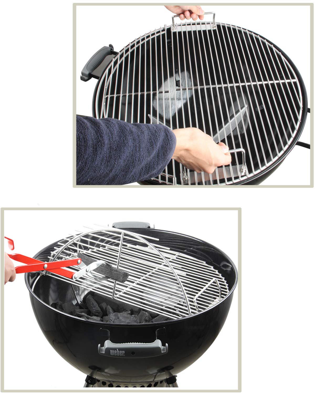 Amazon.co.jp: KAMaster ステンレススチール 調理格子 22インチ Weber