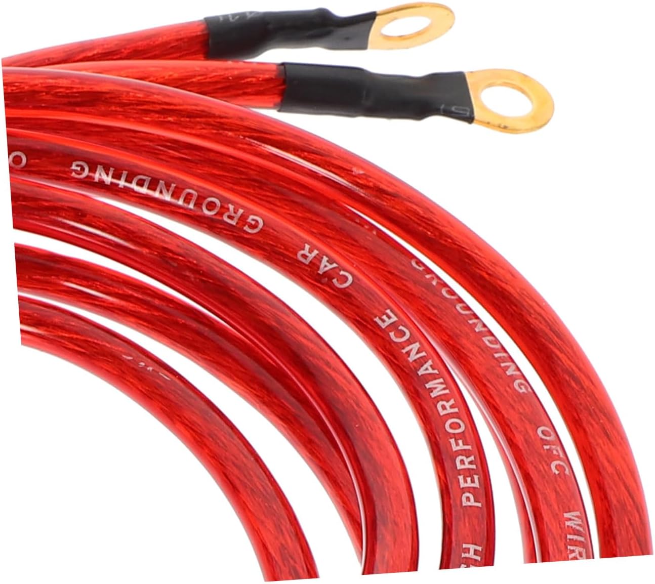 GLEAVI 5pcs Speaker Audio Cables Ground Wire Durable and Stereo Connectors Versatile Audio Accessory for Home and Professional Use