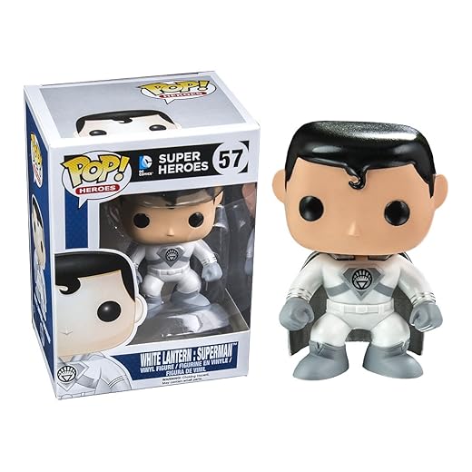 Funko Pop! Dc Heroes #57 Exclusive White Lantern Superman