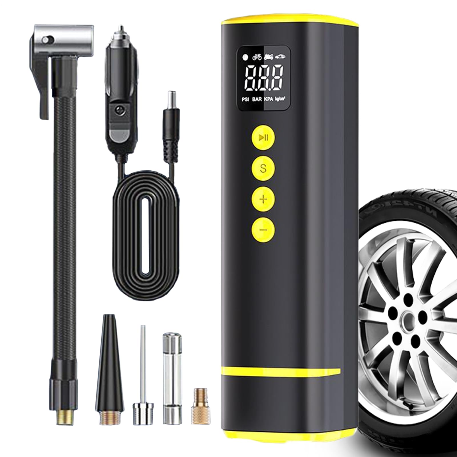 Gonfleur de pneu portable pour éviter les pannes de pression