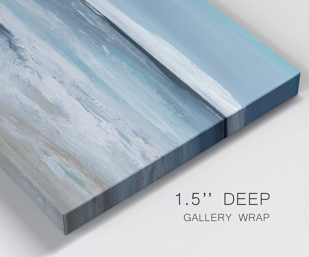 Renditions Gallery Floral Wall Art, Wall Décor Canvas, Classic, Geometric, Abstract, Cape Cod Style, & Country Chic, Ready to Hang - Long Beach 12X24