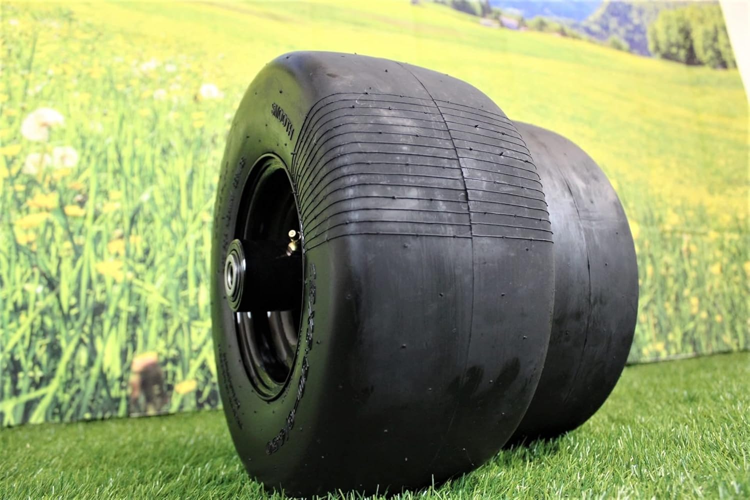 Antego Tire & Wheel (Set of 2) Bad Boy Flat Free 13x6.50-6 Black Assy. Replaces 022-3085-00