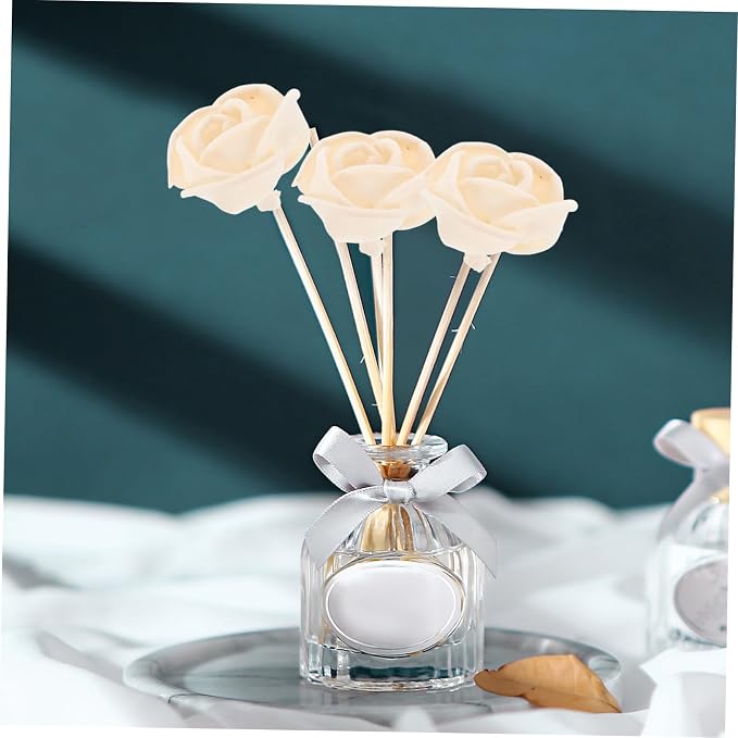 Cabilock 6pcs Essential Oil Diffuser Aromatherapy Flowers No Wedding Aroma Decor miniatura 2