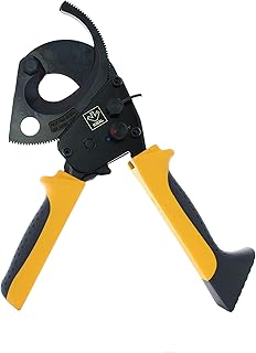 IDEAL Electrical 35-053 Ratcheting Cable Cutter â€“ 750 MCM, Wire Cutting Tool w/ Steel Rounded Blade, Quick Release Handle