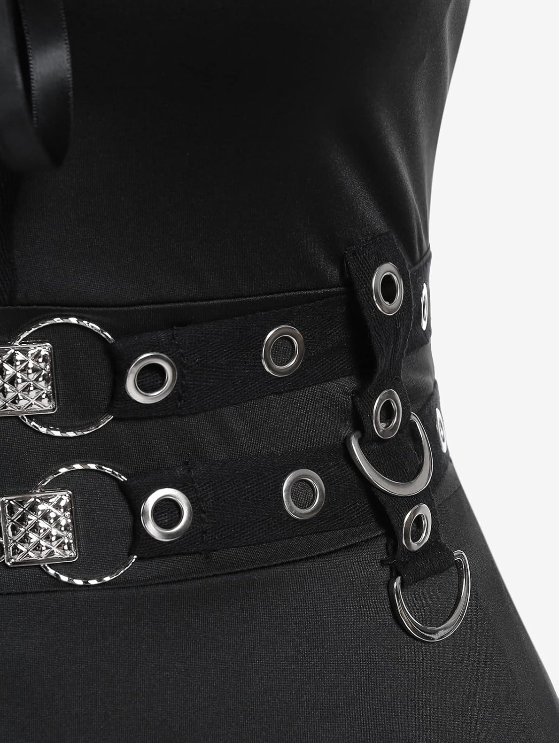 ROSE GAL Womens Plus Size Dresses Sleeveless Wrap Gothic Vintage 50S Spaghtti Strap Swing Maxi Dress - Image 5