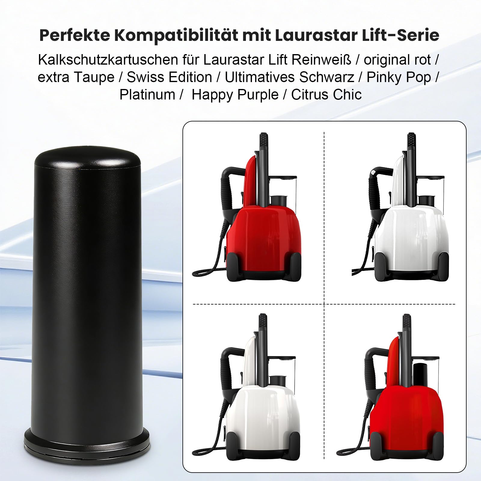 3 cartucce anticalcare per Laurastar Lift/Lift Plus/Lift Xtra, anticorrosione
