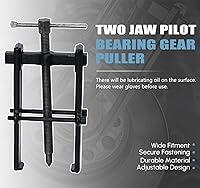 Vista 7 de Hypertune Herramienta universal de extracción de engranajes de rodamiento piloto de dos mandíbulas, herramienta de extracción de engranajes de acero