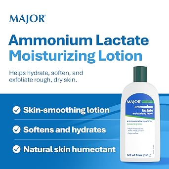 Ammonium Lactate Lotion 12% 396 g (14 oz) - Compare to AmLactin Body Lotion