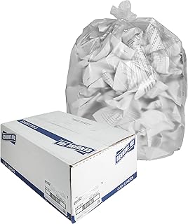 Genuine Joe GJO01757 High-Density Trash Can Liner, 33 Gallon Capacity, 40