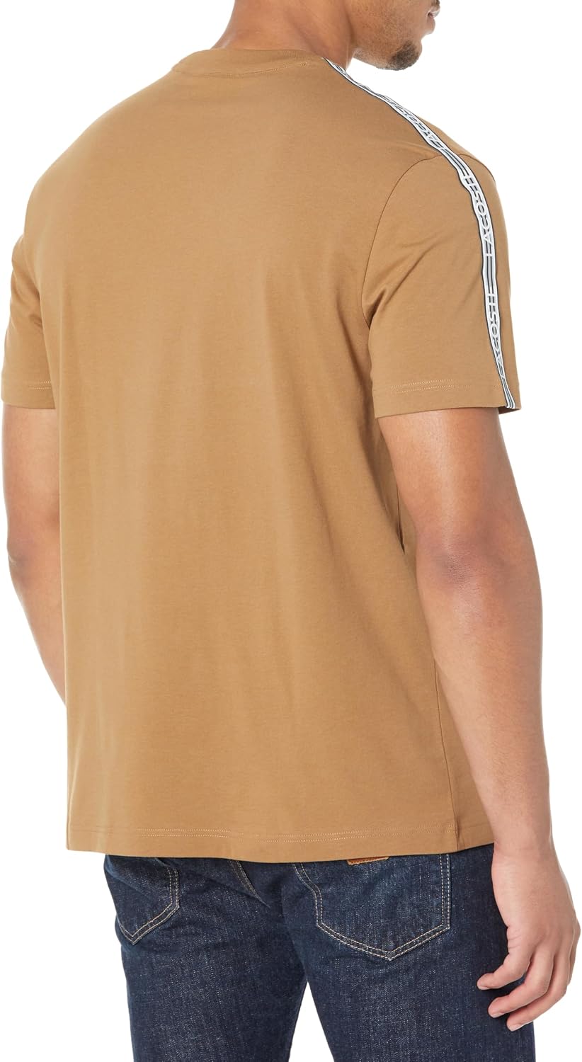 Lacoste Men's Regular Fit Logo Stripe T-Shirt