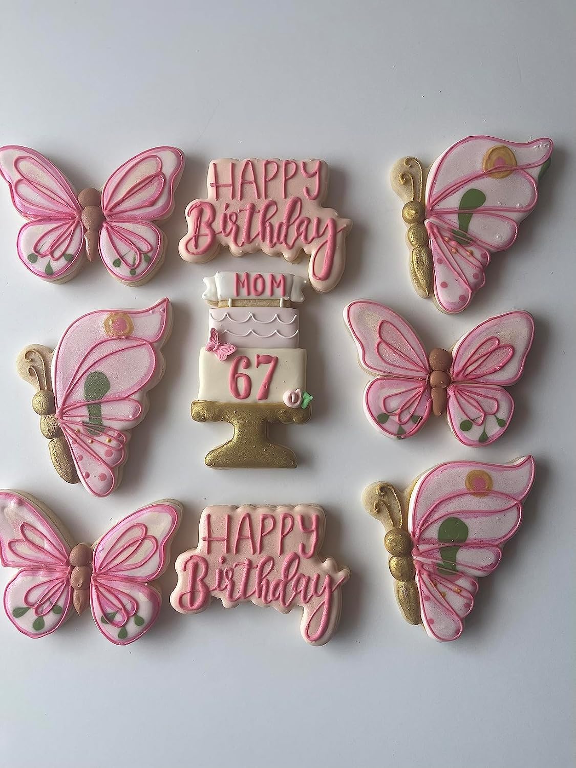 LUBTOSMN 5 Pcs Butterfly Cookie Cutter Set, Dishwasher-Safe