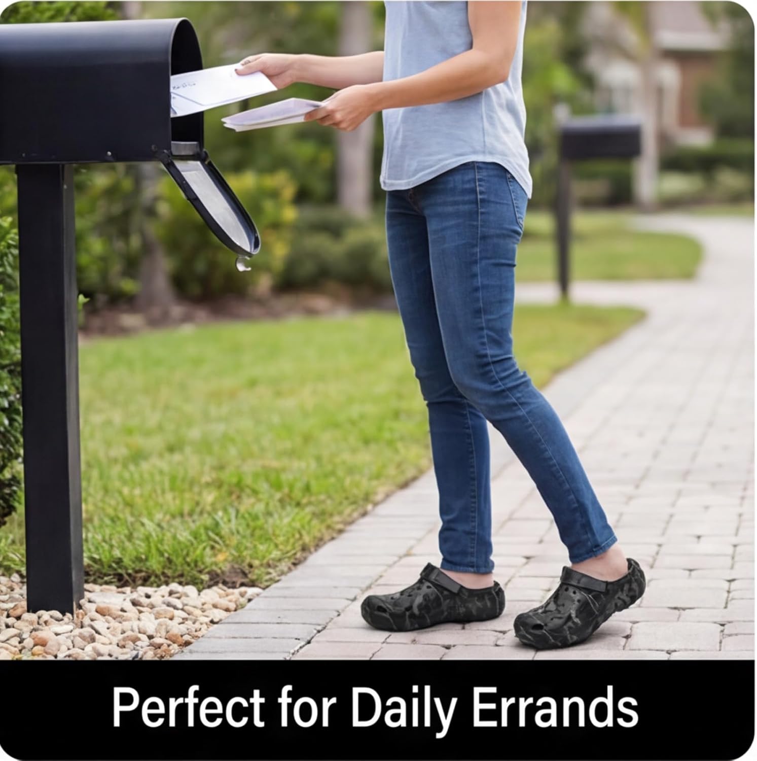 CERYTHRINA Camo Clogs for Men and Women Lightweight EVA Garden Shoes with Adjustable Heel Strap, Slip-Resistant Quick-Dry Slip-On for Indoor Outdoor Use - Image 6