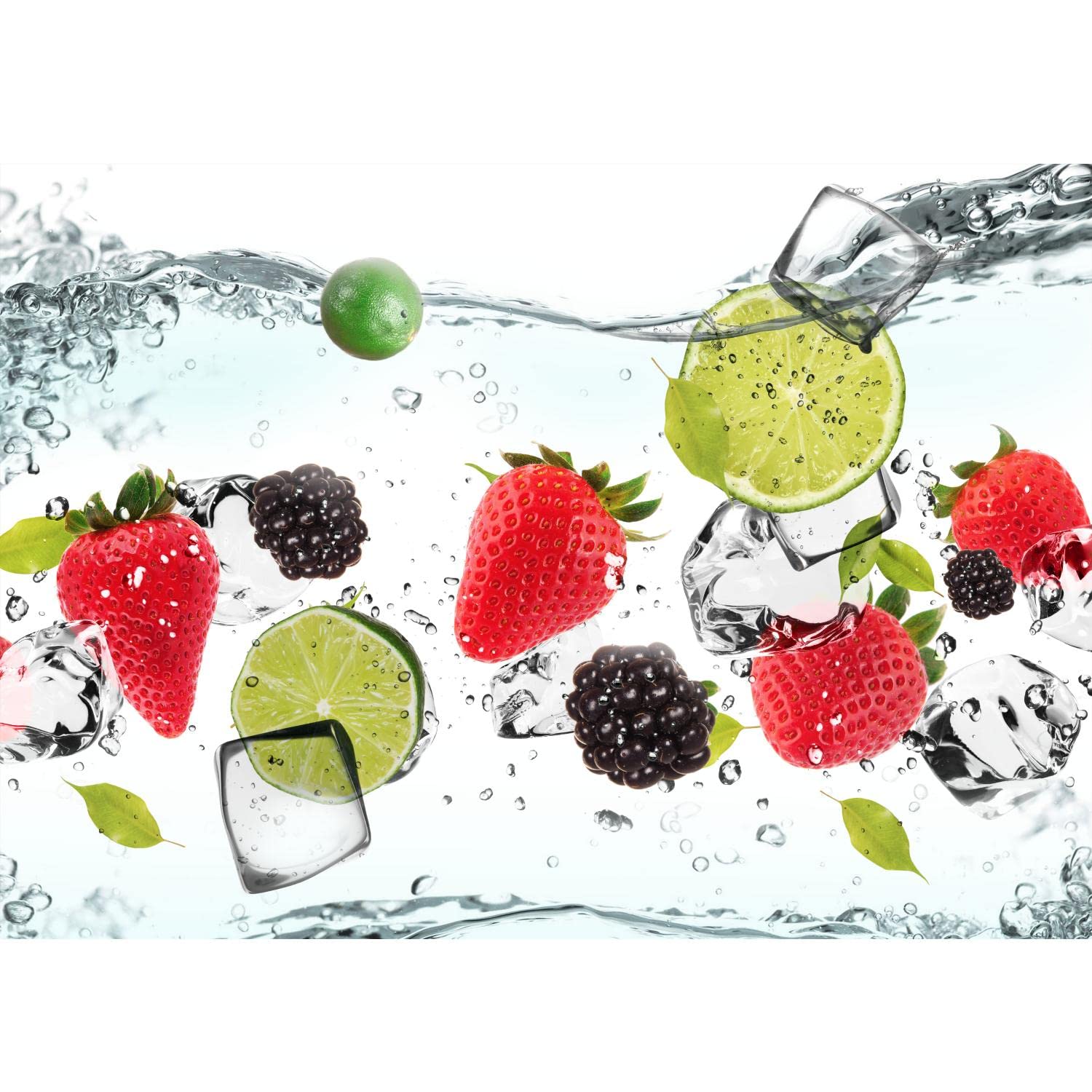 Papier peint intissé fruits cuisine tapisserie décoration murale 352x250
