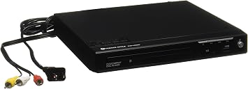 Vertex DVD-V305BK DVD Player, Black, Easy Remote Control, CPRM Compatible, Built-in SD/SDHC Card Slots, USB Port Included