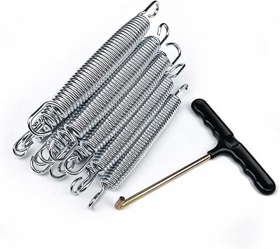 Trampoline Springs - Heavy Duty Rust-Proof Replacement Springs Instainless Steel with Puller Tool, Various Lengths 3.5 to 7 Inches, Trampoline Replacement Parts,L9cm/3.54in,36PCS