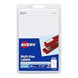 Avery® Multi-Use Removable Labels, 1" x 3", Print or Write ID Labels, White, 250 Total (05436) – view 1