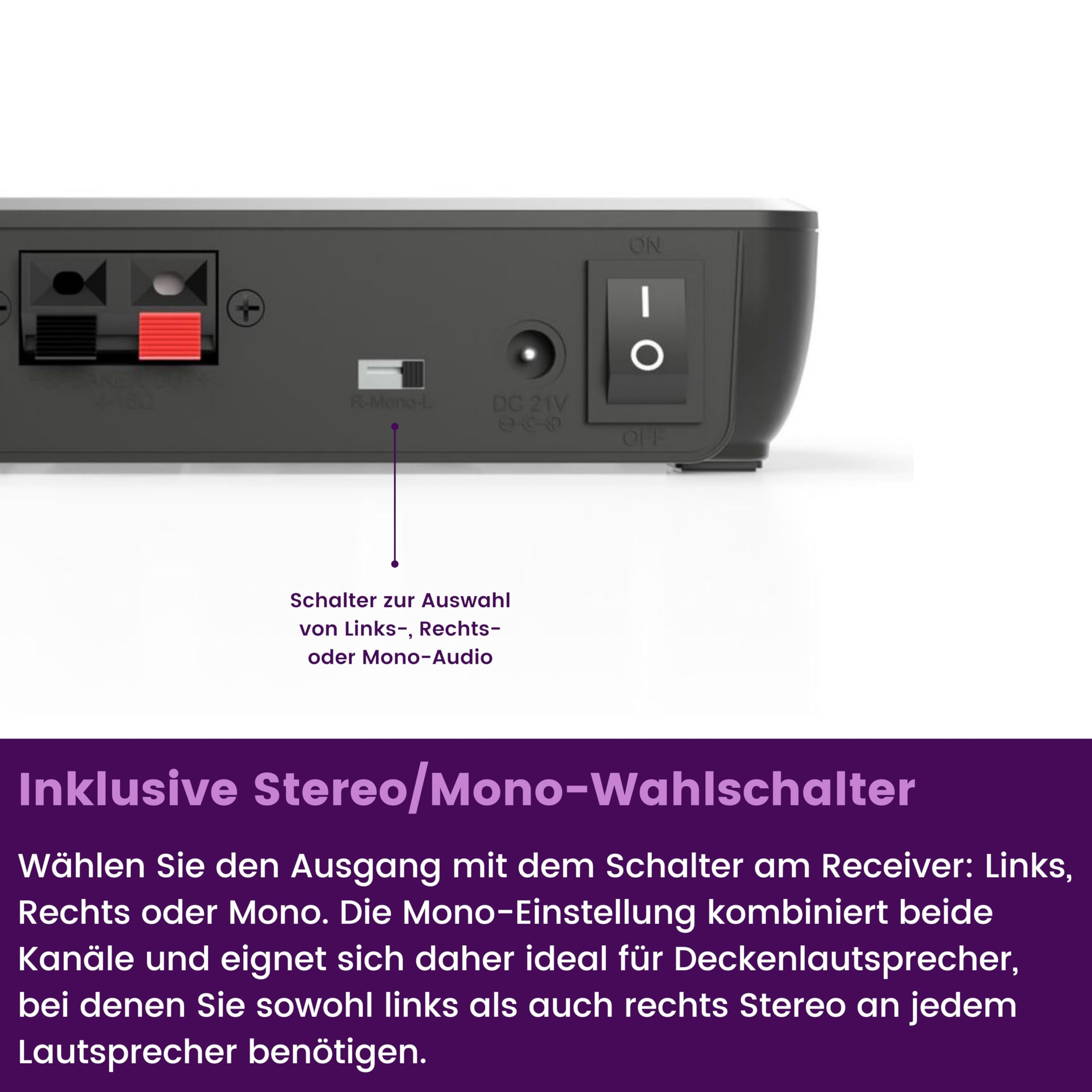 Marmitek Speaker Anywhere 750 - Kabellose Lautsprecherverbindung HiFi 50W – Bild 5