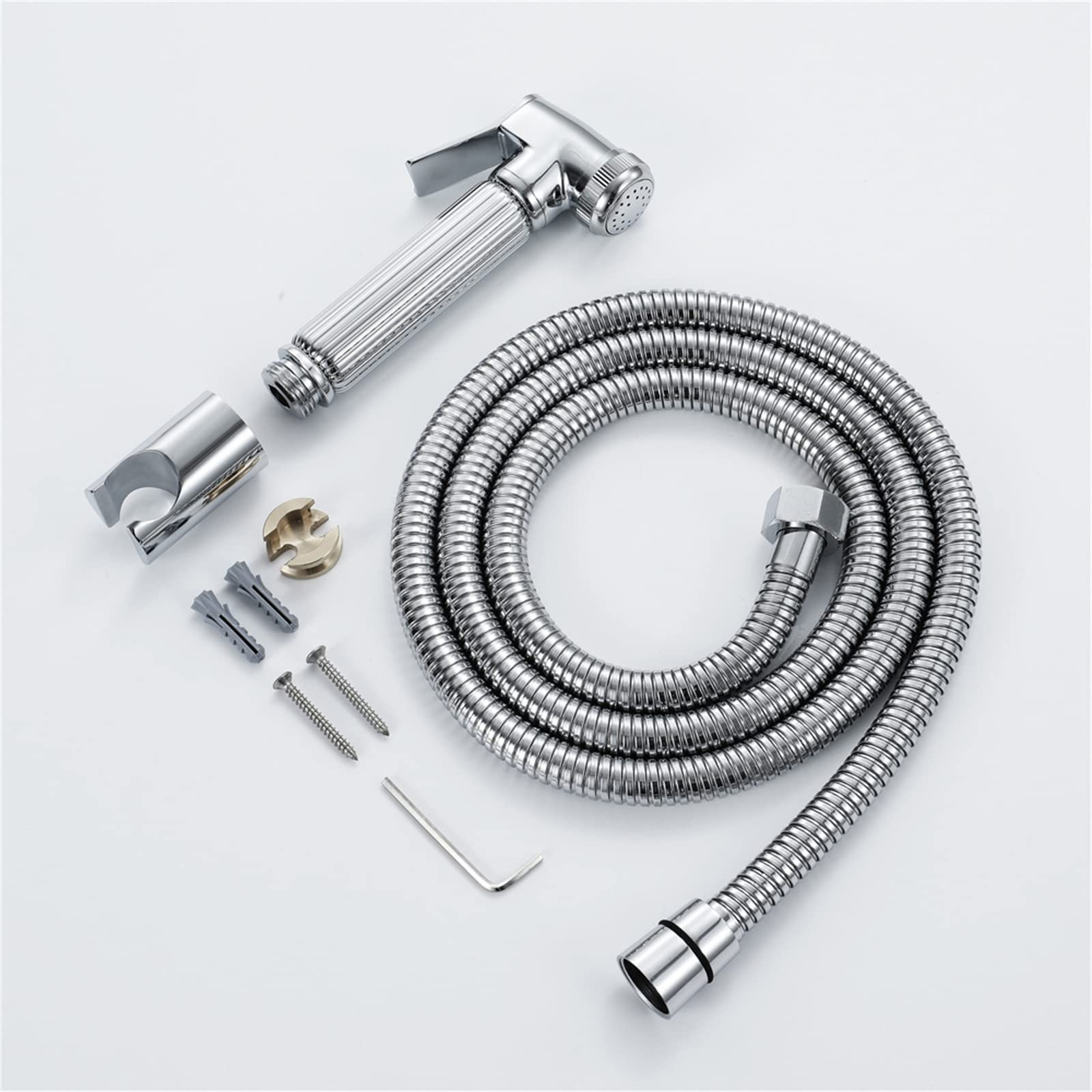 Douchette WC, Laiton Pulvérisateurs de Bidet à Main Multifonctionnel Douchette Toilette WC Haute Pression Bidet Toilette Portable Kit Hygiene WC pour Hygiène Personnelle