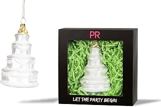 Party Rock | Wedding Cake Glass Ornament | Food Collection