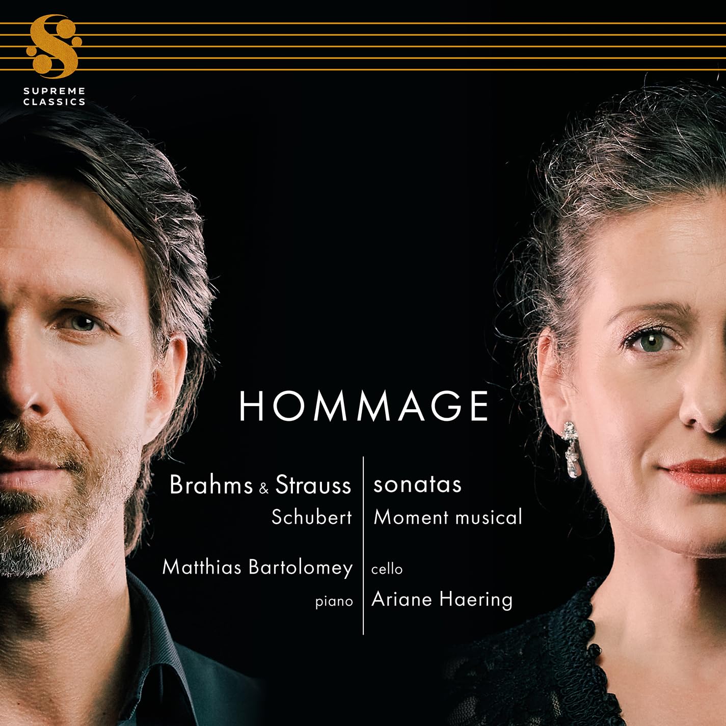 Hommage - Johannes Brahms & Richard Strauss: Sonatas; Franz Schubert: Moment musical