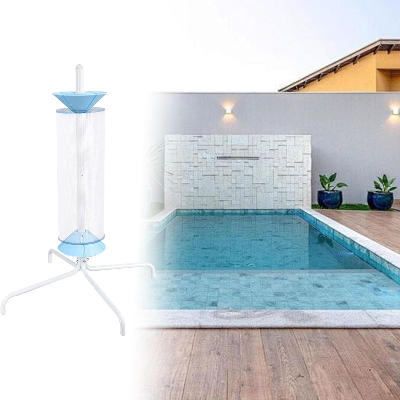 Pool Filter Ständer - Spa-Kartuschen-Wartungswerkzeug - Wannenfilter-Reinigungsständer | Für Spa, Badewanne, Springbrunnen, Teich, Garten, Terrasse Sowie Hinterhof