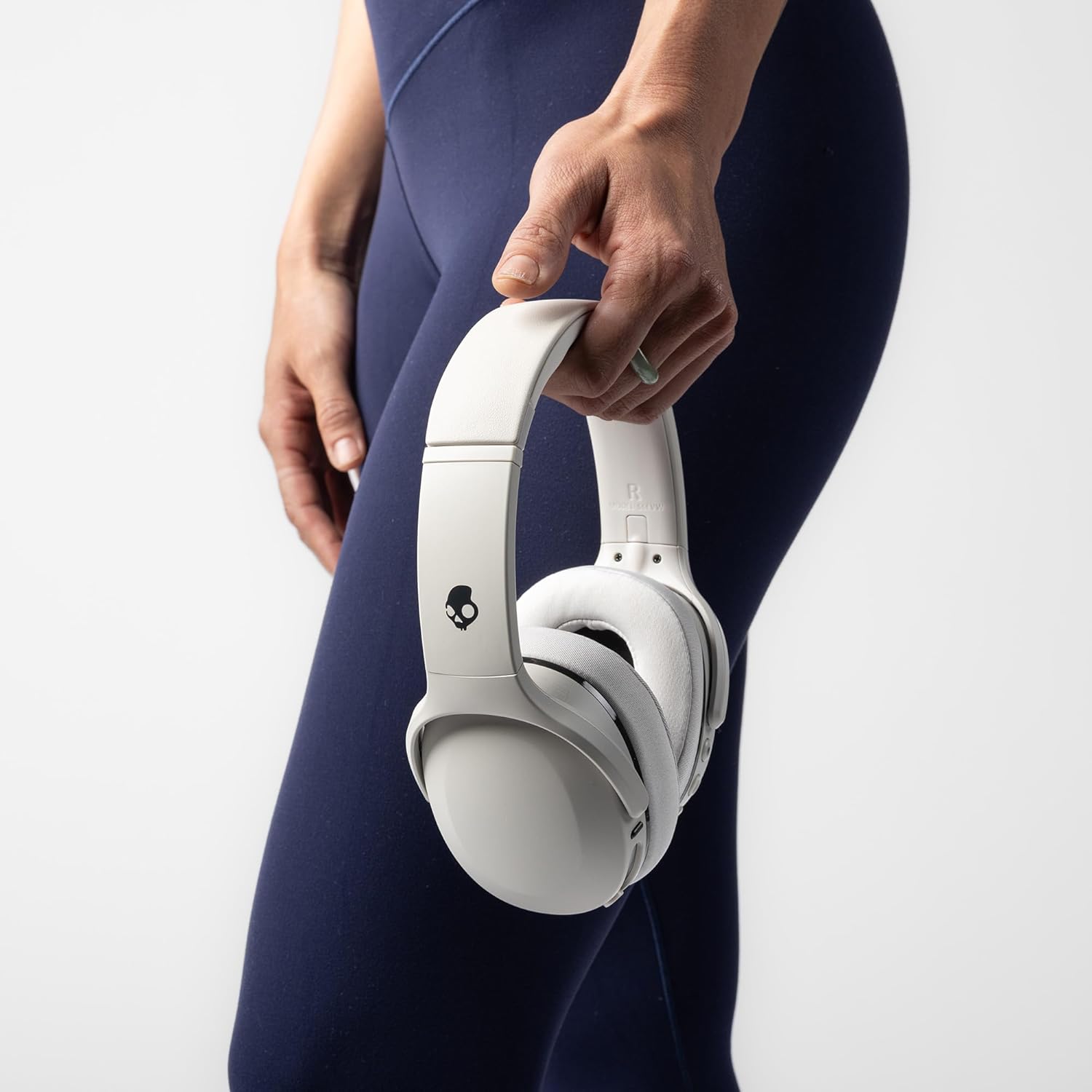 Skullcandy Crusher 540 Active Wireless Bluetooth Headphones with Multi-Sensory Bass, Noise Isolating Over-Ear Fit, Sweat and Water Resistant, 40 Hours Battery, Microphone for iPhone Android - Concrete - Image 10