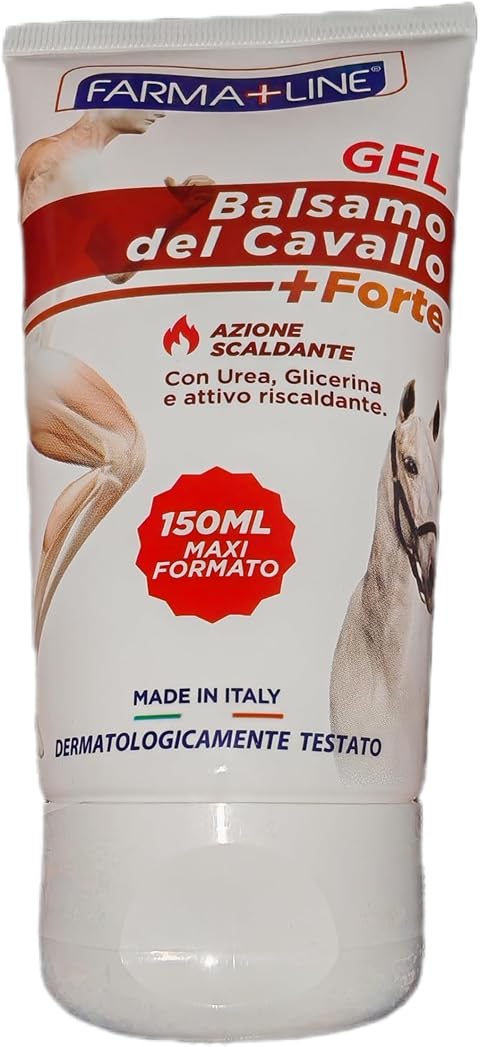 BALSAMO DEL CAVALLO FARMA+LINE BALSAMO DEL CAVALLO AZIONE SCALDANTE FORTE CON UREA GLICERINA E ATTIVO RISCALDANTE 150 ML