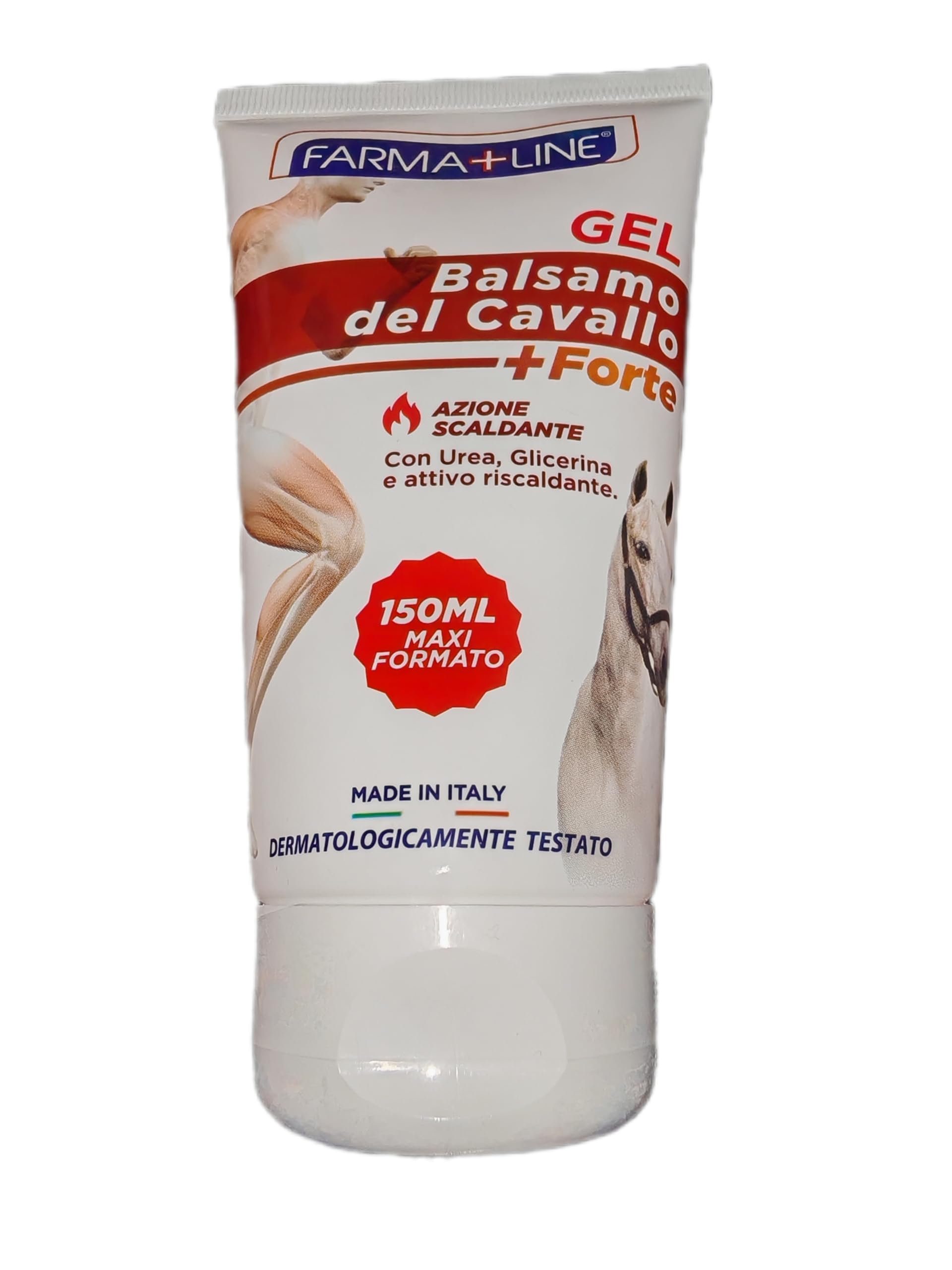 BALSAMO DEL CAVALLO FARMA+LINE BALSAMO DEL CAVALLO AZIONE SCALDANTE FORTE CON UREA GLICERINA E ATTIVO RISCALDANTE 150 ML