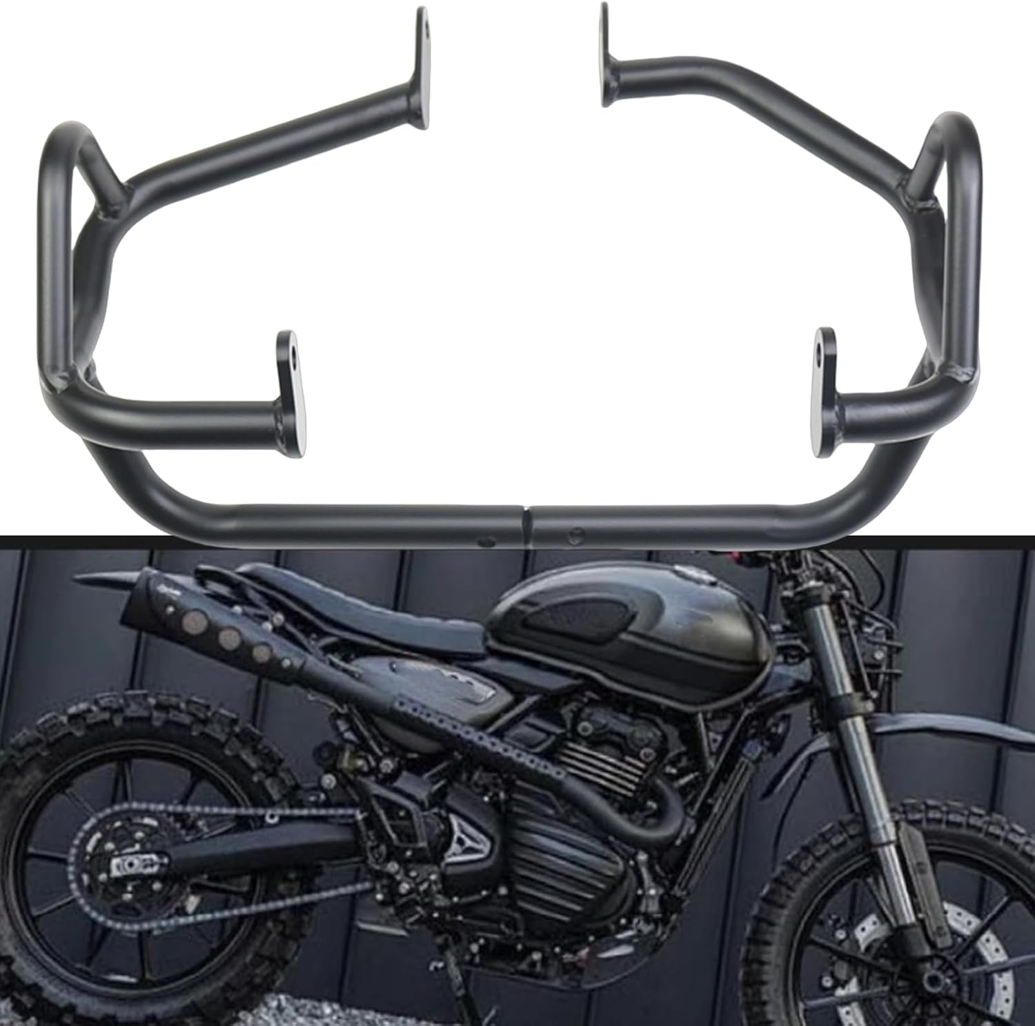 Lower Engine Guard Crash Bar Protector For Triumph Scrambler 400X Speed 400 2024-2025