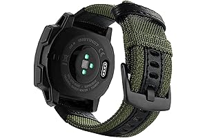 Abanen 22mm Garmin Instinct Strap: Durable, Woven Fabric for Instinct/Instinct 2