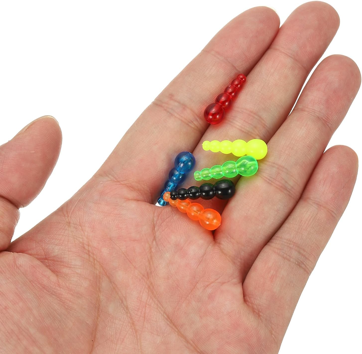 PATIKIL Stacked Fishing Beads, Plastic Fishing Bead Trout Beads Tackle Trout Walleye Spinner Rig Lure Making Supplies