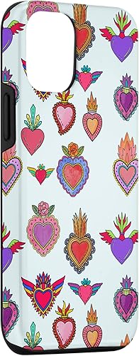 Miniatura 3 de Funda para iPhone 14 Latinas Milagros con corazones de lata para regalo de acuarela