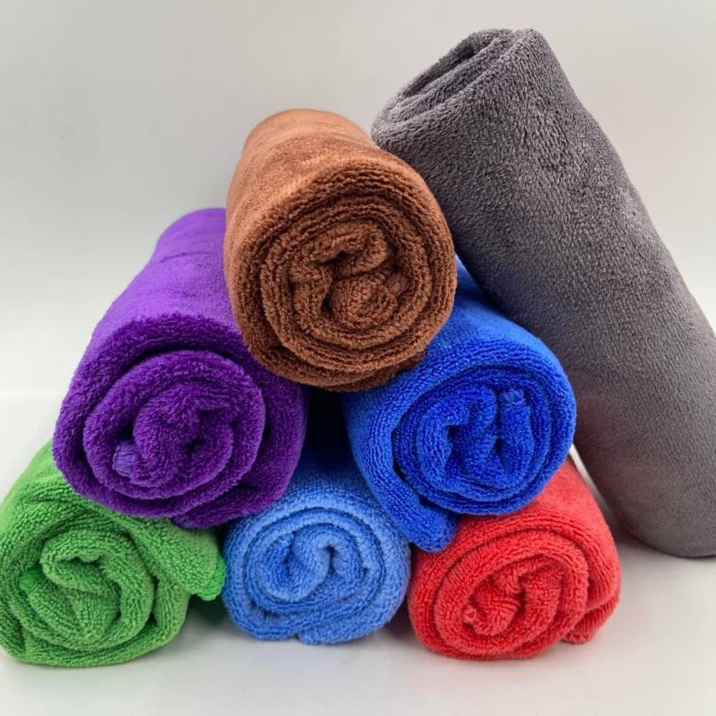 Microfiber Cleaning Cloths for Car and Kitchen | 500 GSM Coral | 40X60CM | All Purpose Softer Highly Absorbent, Wash Cloth for House, Kitchen, Car, Window (Pack of 2)-image-45