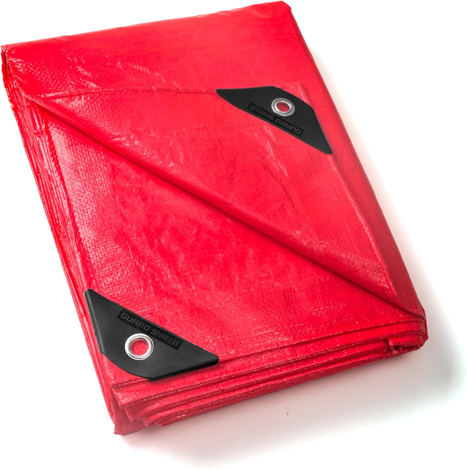 Amazon.com: GUARD SHIELD Red Tarp 8x8 Feet Tarps High Visibility ...