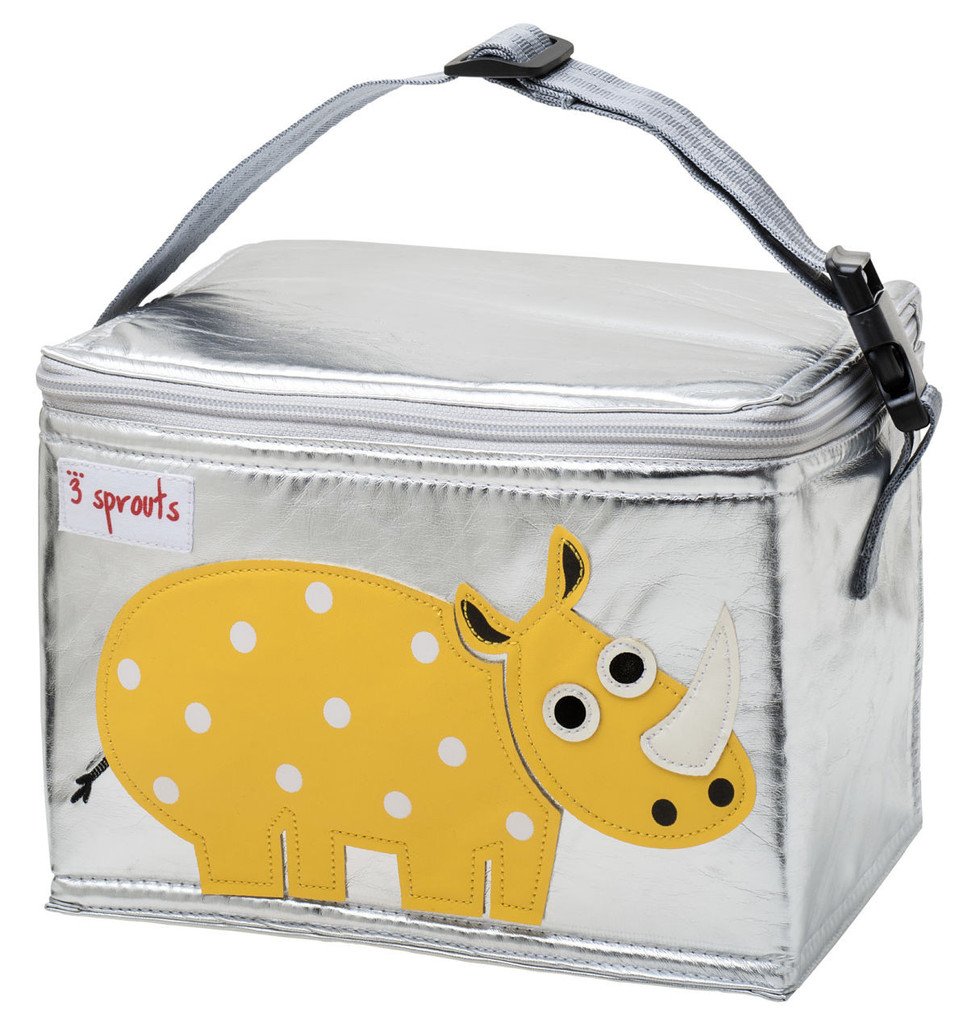 3 Sprouts Lunch Bag, Rhino, Yellow