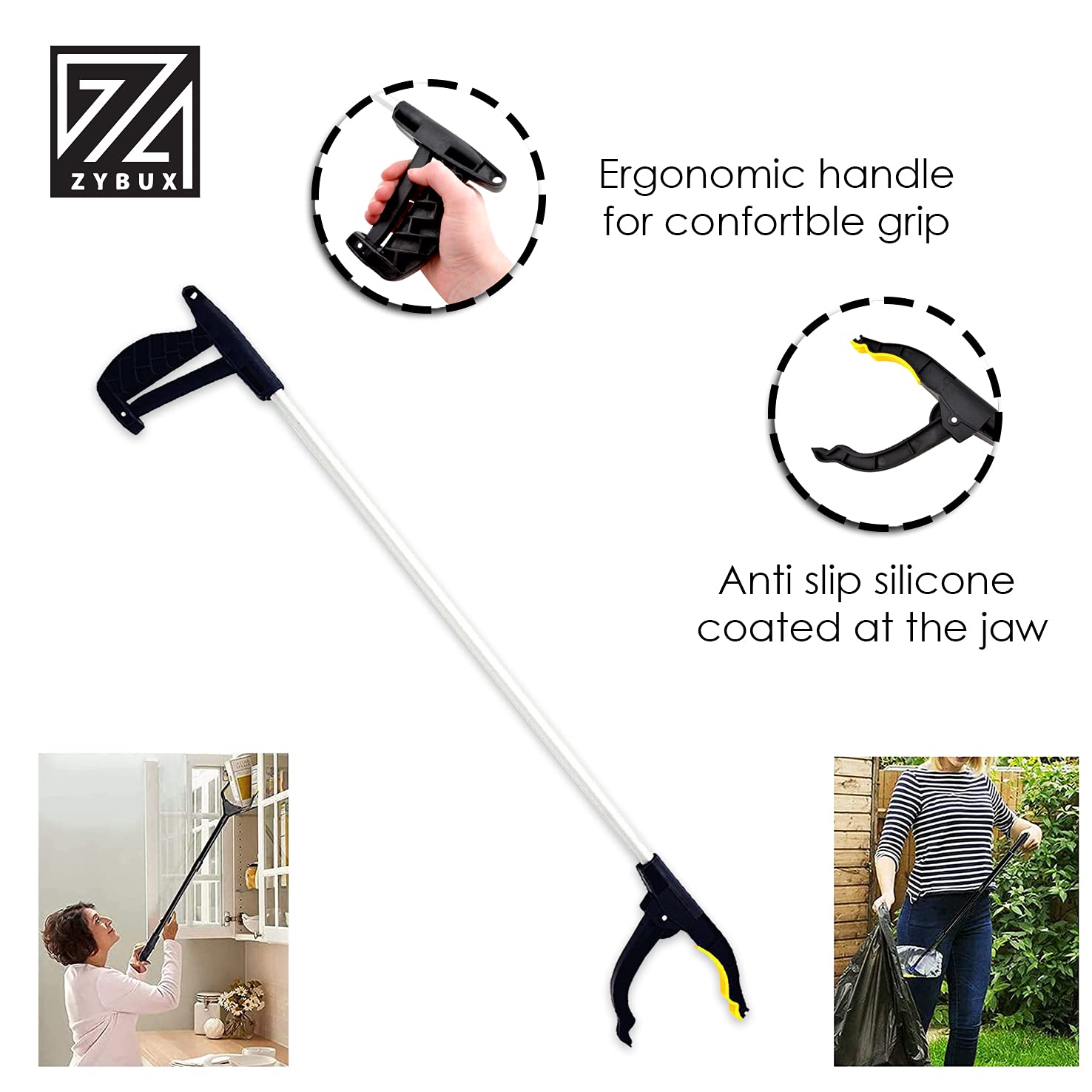 Buy ZYBUX Litter Picker With PickUp Tool Long Arm