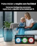 Pro Breeze OmniDry Déshumidificateur Compresseur Intelligent 12L/Jour, Réservoir 2L, Minuterie 24h, Séchage du Linge - Absorbeur d’humidité Automatique, élimine Moisissures & Condensation - 7