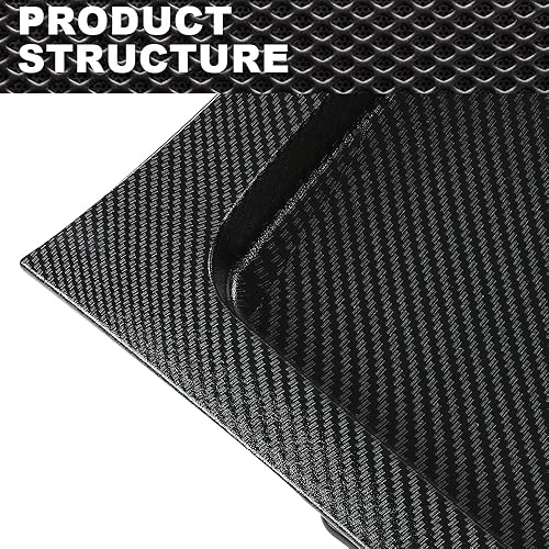 Miniatura 9 de Bisel de la bandeja de la consola de cambios, color negro, compatible con Dodge Charger 2011-2017