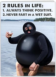 Funny Birthday Card for men, women, coworkers, friends and family. Perfect for Birthday, Graduation, Retirement, Thank You, and all occasions. Cheers